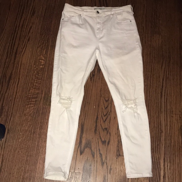 Topshop Jamie Ripped Skinny Jeans - Picture 1 of 2
